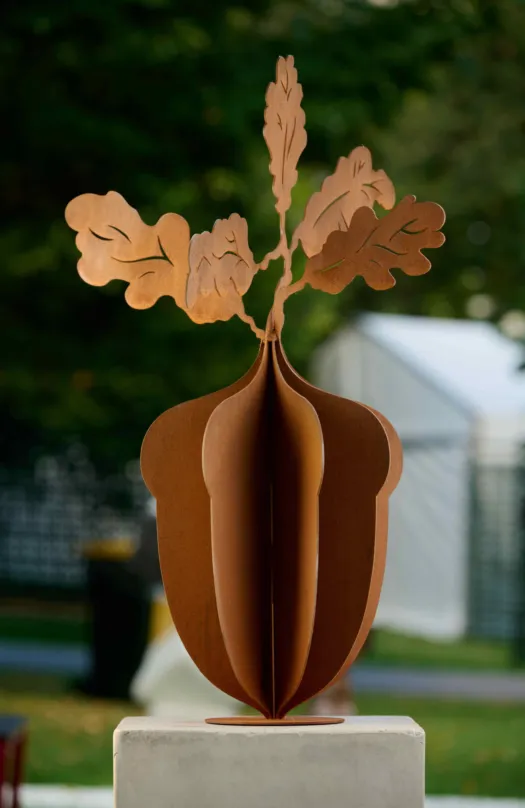 Acorn Sculpture by Helen Neyland
