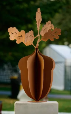 Acorn Sculpture by Helen Neyland