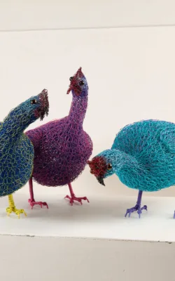 An Improbability of Guinea Fowl by Vicki Combridge