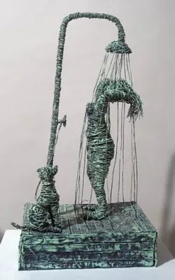 Beach Shower by Annie Glass