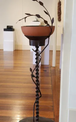 Bird bath by Ronald Ahl