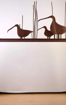 Birds in Reeds by David Doyle