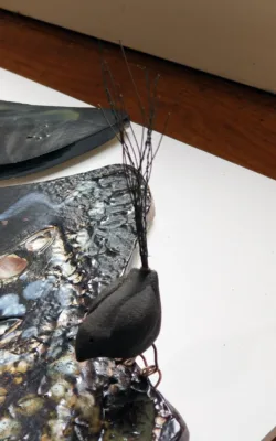 Blue wrens 1 by Veronique Derville