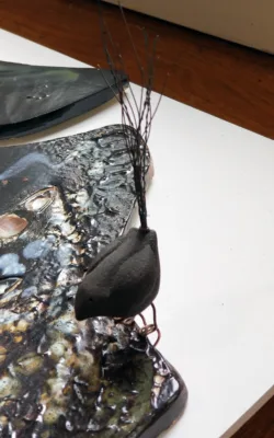 Blue wrens 1 by Veronique Derville