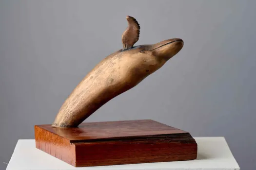 Breaching Whale by Anna Meszaros