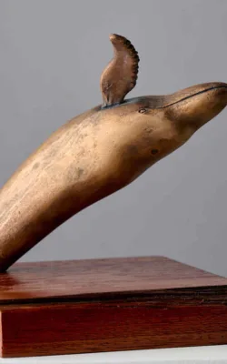 Breaching Whale by Anna Meszaros