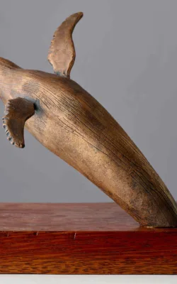 Breaching Whale by Anna Meszaros