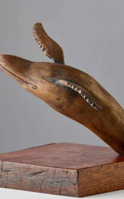 Breaching Whale by Anna Meszaros