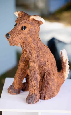 Brown dog by Heather Wilson