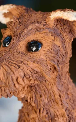 Brown dog by Heather Wilson