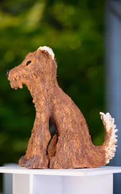 Brown dog by Heather Wilson