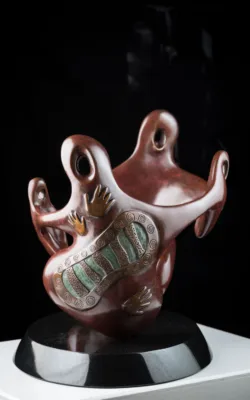 Corroboree Dance - Is a collaboration with aboriginal artist - Walangari Karntawarra by Todd Lyndon Stuart