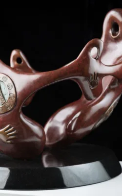 Corroboree Dance - Is a collaboration with aboriginal artist - Walangari Karntawarra by Todd Lyndon Stuart