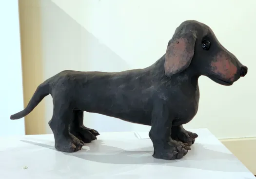 Dachshund by Heather Wilson