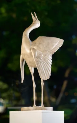 Dancing Brolga by Lucy McEachern