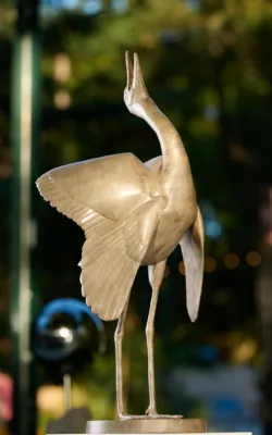 Dancing Brolga by Lucy McEachern
