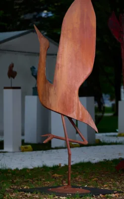 Dancing Brolga by Ronald Ahl