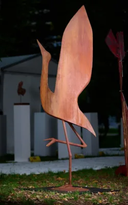 Dancing Brolga by Ronald Ahl