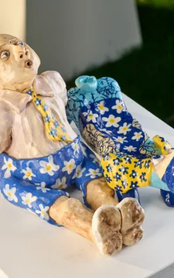 Disconcerting unbridled devotion by Bronwyn Lewis