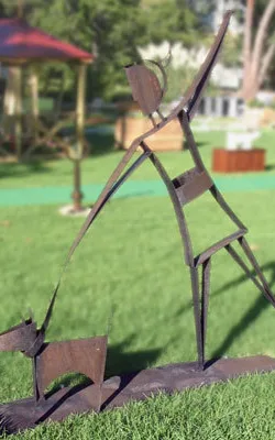 Dog Walk by Mary Van den Broek