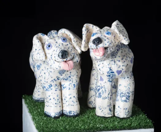 Doggie Duo by Bronwyn Lewis