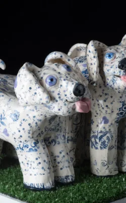 Doggie Duo by Bronwyn Lewis