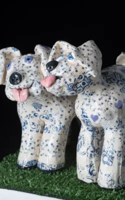 Doggie Duo by Bronwyn Lewis