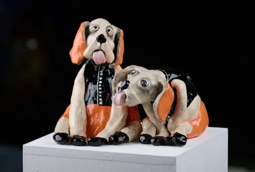 Dogs in Waistcoats by Bronwyn Lewis