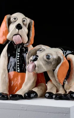 Dogs in Waistcoats by Bronwyn Lewis