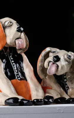 Dogs in Waistcoats by Bronwyn Lewis