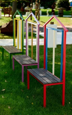 Drawing in 3D  - Bathing Boxes by David Doyle