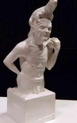 El viejo de la iguana que nada. (The swimming-iguana's old man) by Jonathan Mendez-Baute