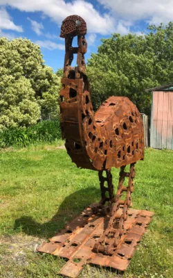 Emu on the run by Neil Findley