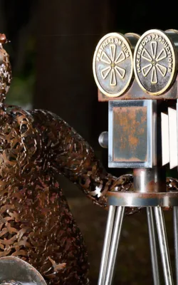 Feathers on film by Josh Hazelwood