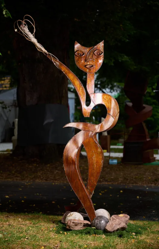 Feline Elegance by Issa Ouattara