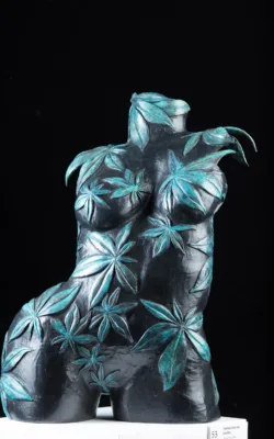 Femme Dans Les Feuilles by Jenny Whiteside