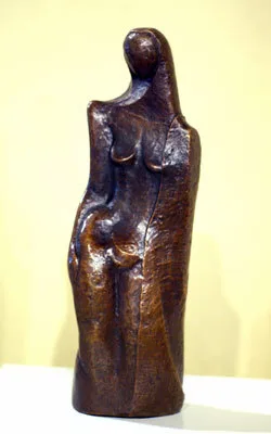 Figure with a cloak by Fay Gerber