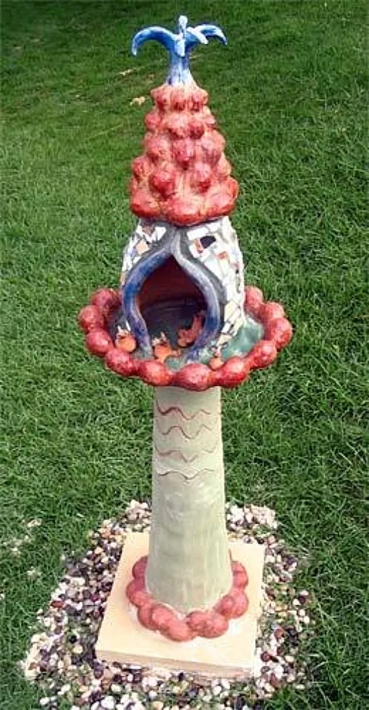 Gaudi Tribute 2 - Bird House by Meredith Plain