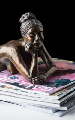 Girl On Books by Eva Ermer