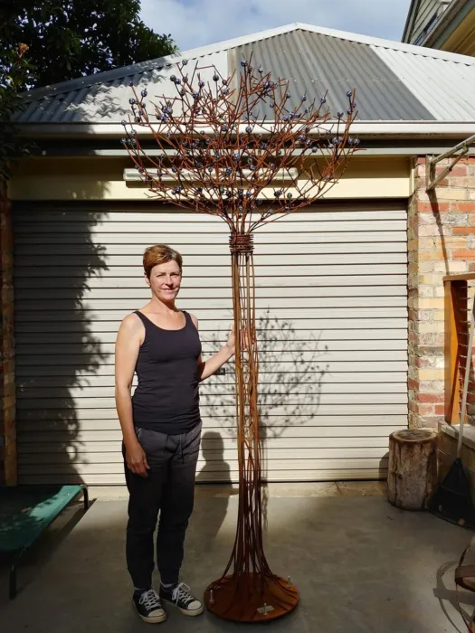 Glass Blossom Tree by Melanie Rayski-Mati