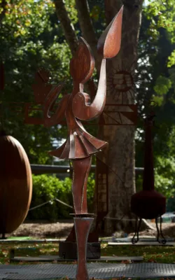 Happy Girl (windblown kinetic) by Issa Ouattara