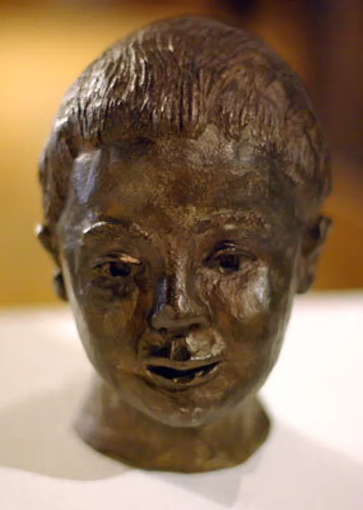 Head of Young Girl (Georgia) by Betty Collier