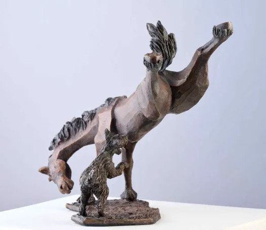 Horsing around by Aukje Van Vark