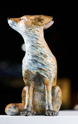 Into the Wind - Red Fox by Jake Mikoda