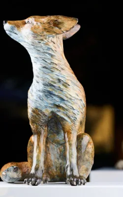Into the Wind - Red Fox by Jake Mikoda
