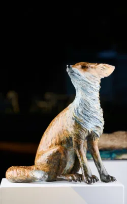 Into the Wind - Red Fox by Jake Mikoda