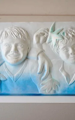 Kids at play by Suzanne Miles