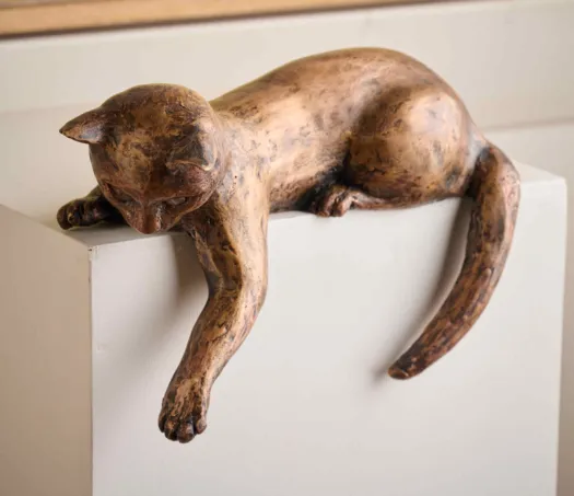 Kitten at Play by Anna Meszaros