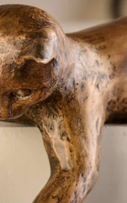 Kitten at Play by Anna Meszaros