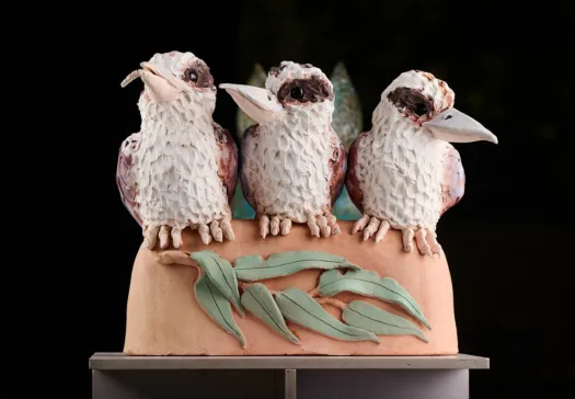 Kookaburras by Heather Wilson